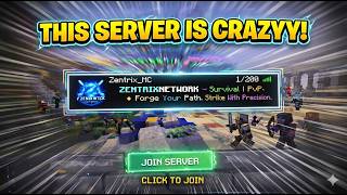 Превью видео «This Server Changed Everything… Zentrix MC» о сервере Zentrix Network
